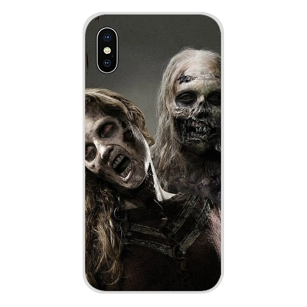 Чехол для телефона Walking Dead Zombie чехлы Apple iPhone X XR XS MAX 4 5 6 6S 7 8 Plus ipod touch