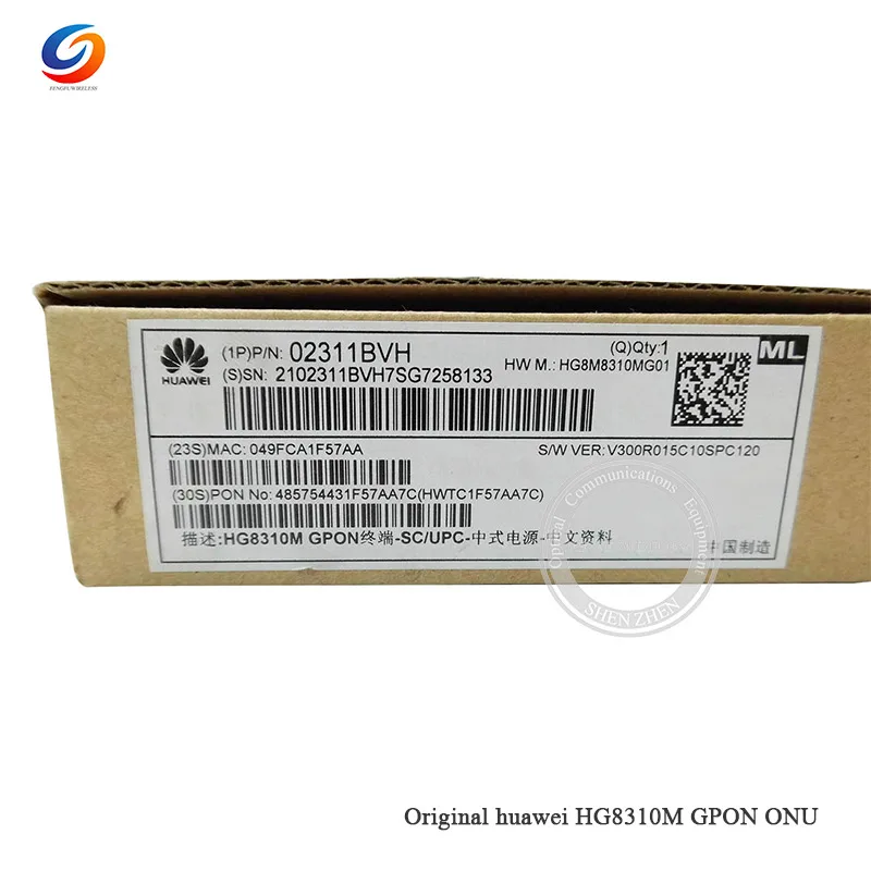 5 шт. HG8310M GPON ОНТ FTTH SFU маршрутизатор режим 1GE порт GPON мост Модель, класс C+, английская версия, адаптер ЕС