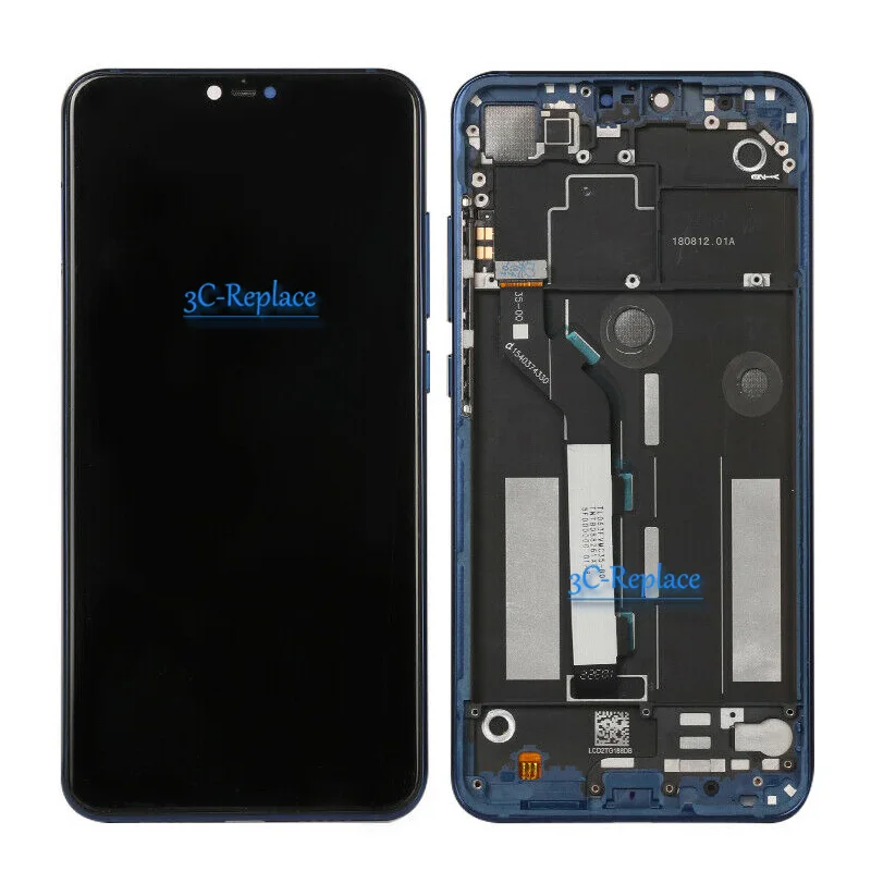 Протестированный 6,2" для Xiaomi mi 8 lite mi 8 Youth mi 8x mi 8x ЖК-дисплей и кодирующий преобразователь сенсорного экрана в сборе с рамкой
