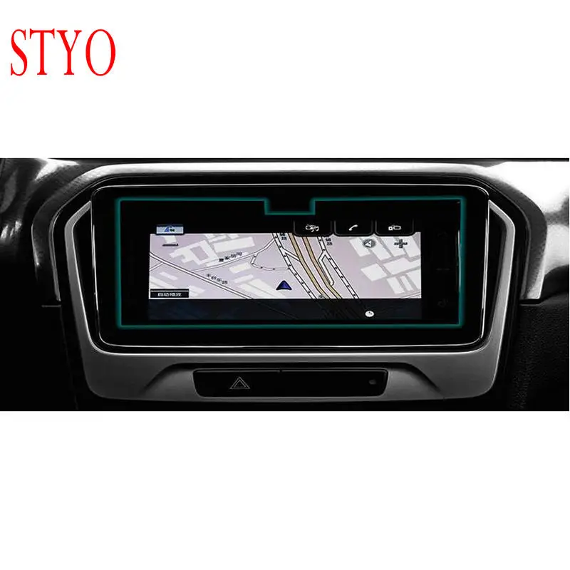 STYO Автомобильный GPS навигатор закаленное стекло Защита экрана Стальная Защитная