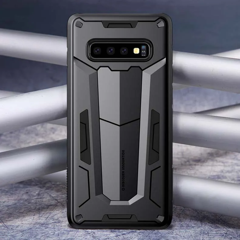 Для samsung Galaxy S10 чехол S10 Plus задняя крышка Nillkin Defender 2 TPU+ PC бронированные телефонные чехлы обложки для samsung Galaxy S10 Plus