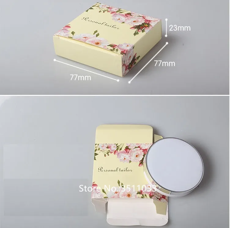 10 комплектов новый стиль ультратонкий пуховой контейнер с воздушной подушкой|cream