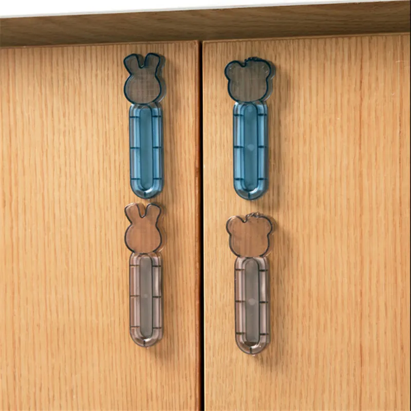 

2pca/lot Window Handle Glass Window Cabinet Drawer Wardrobe Auxiliary Handles Self-adhesive Sliding Cupboard Doors Handles