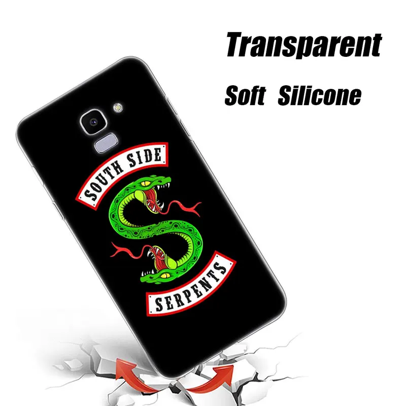 Ханука "South Side serpents" логотип силиконовый чехол для samsung Galaxy J8 J6 J4 J2 Core J5 J6 J7 Prime J3 ЕС J4 Plus