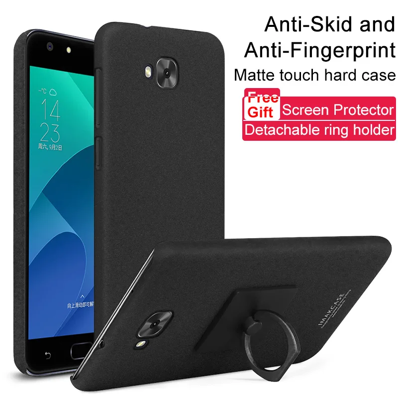 СПС ASUS ZenFone4 селфи ZD553KL чехол Imak Жесткий Чехол для + кольцо держатель Экран
