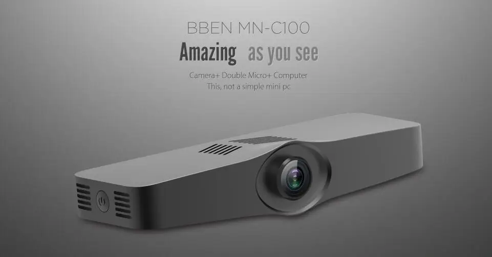 BBEN C100 Мини ПК Windows 10 Intel Cherry Z8350 четырехъядерный 2 ГБ 4 ГБ памяти WiFi BT4.0 камера ПК Мини компьютер Карманный ПК палка