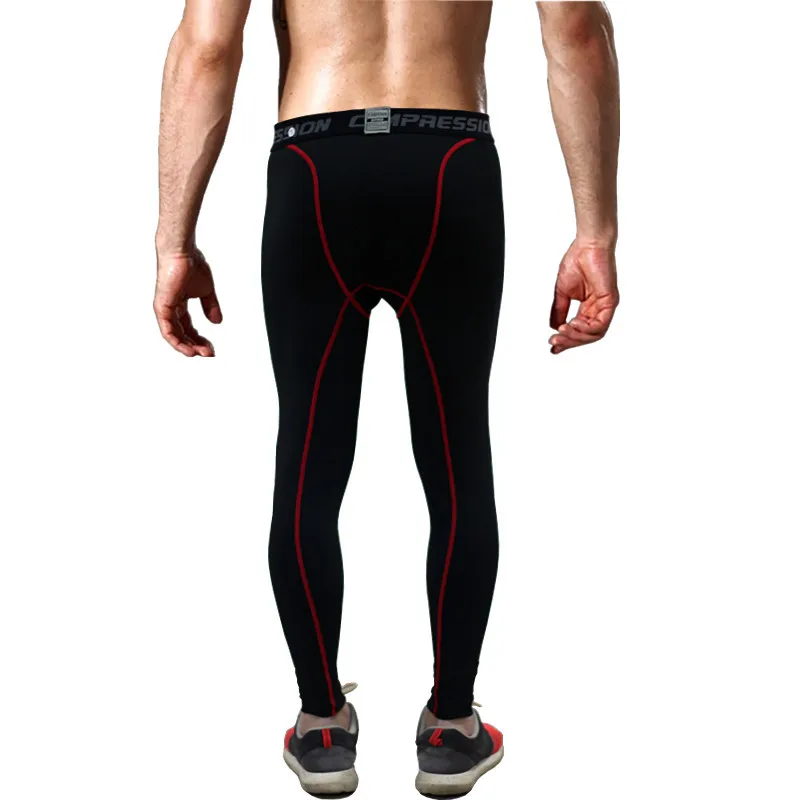 Мужские быстросохнущие колготки Detector для бега спортивные Леггинсы из молочного