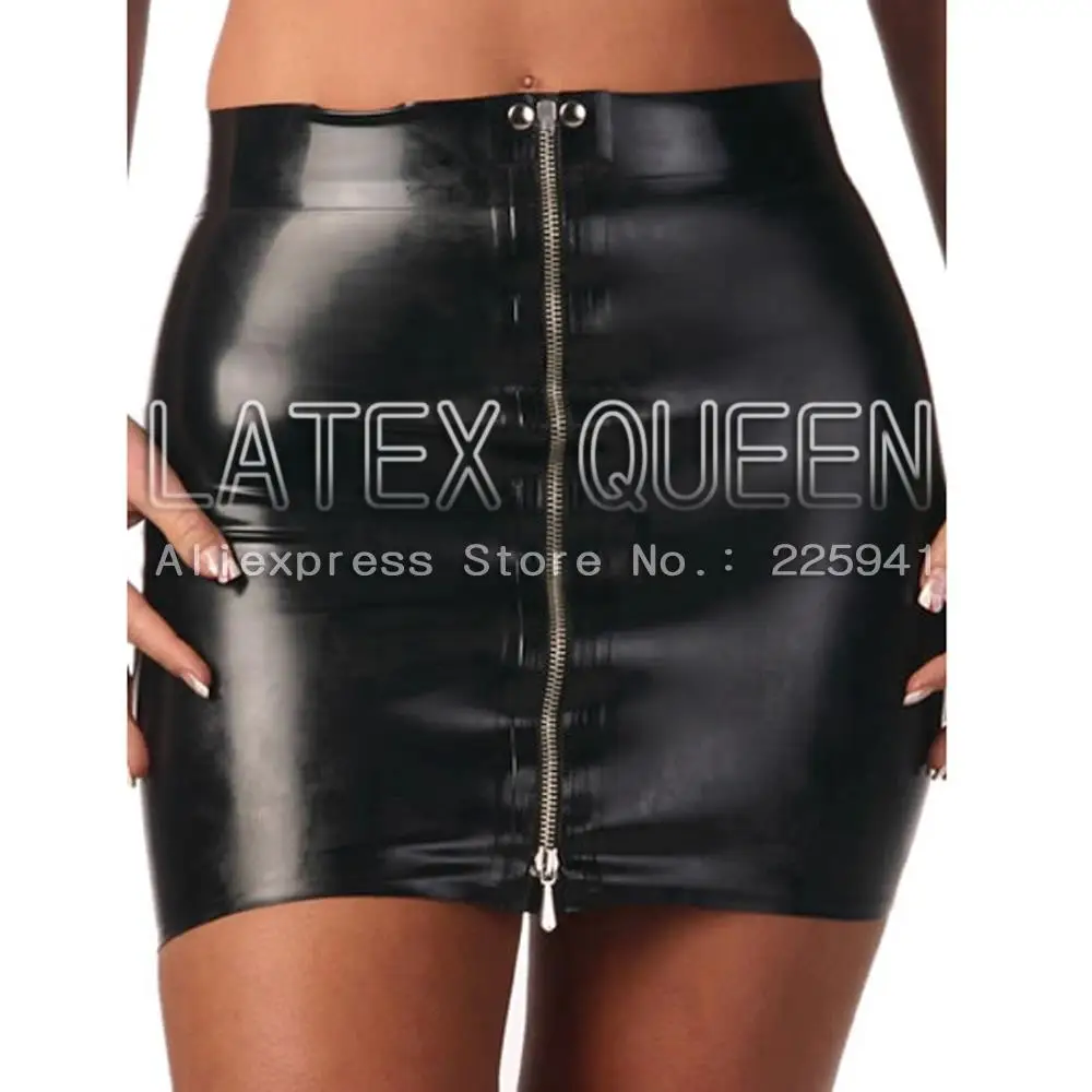Latex Sexy Skirt W/ Zip