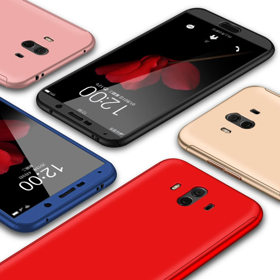 Crouch 360 Degree Full Protective Phone Cases For Huawei P20 Lite Case Hard Cover P9 P10 Mate 10 Coque |