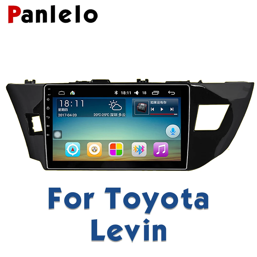 Panlelo для Toyota levin Авторадио 2 Din android автомобильный радио GPS радиоприёмник