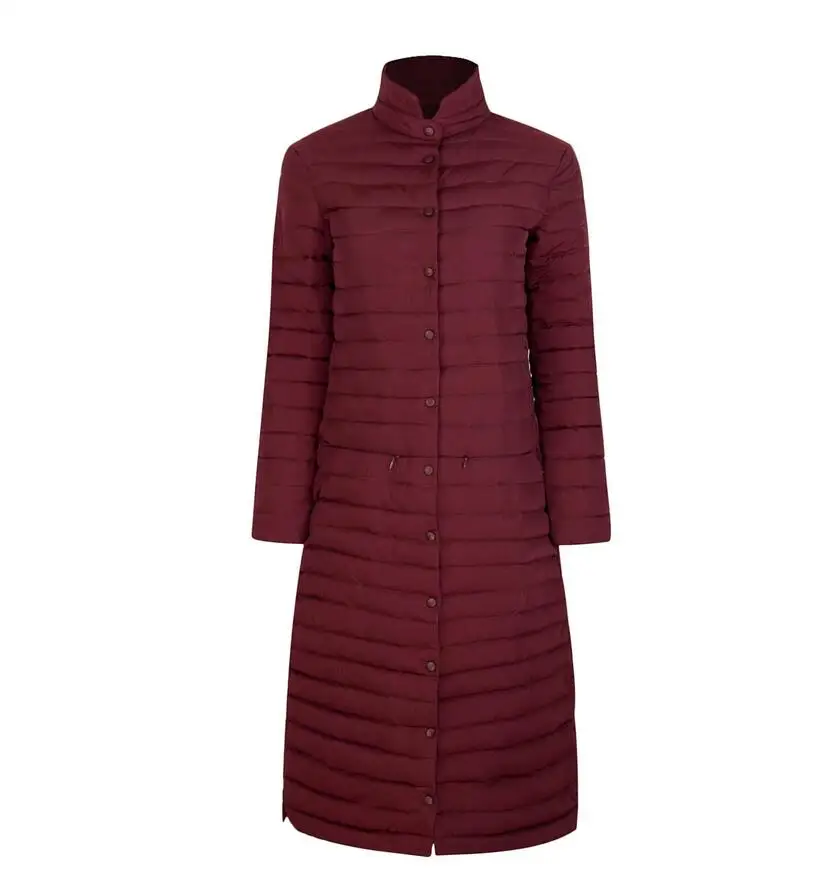 2017 зима новое модное легкое длинное пальто утолщенная водолазка теплая куртка