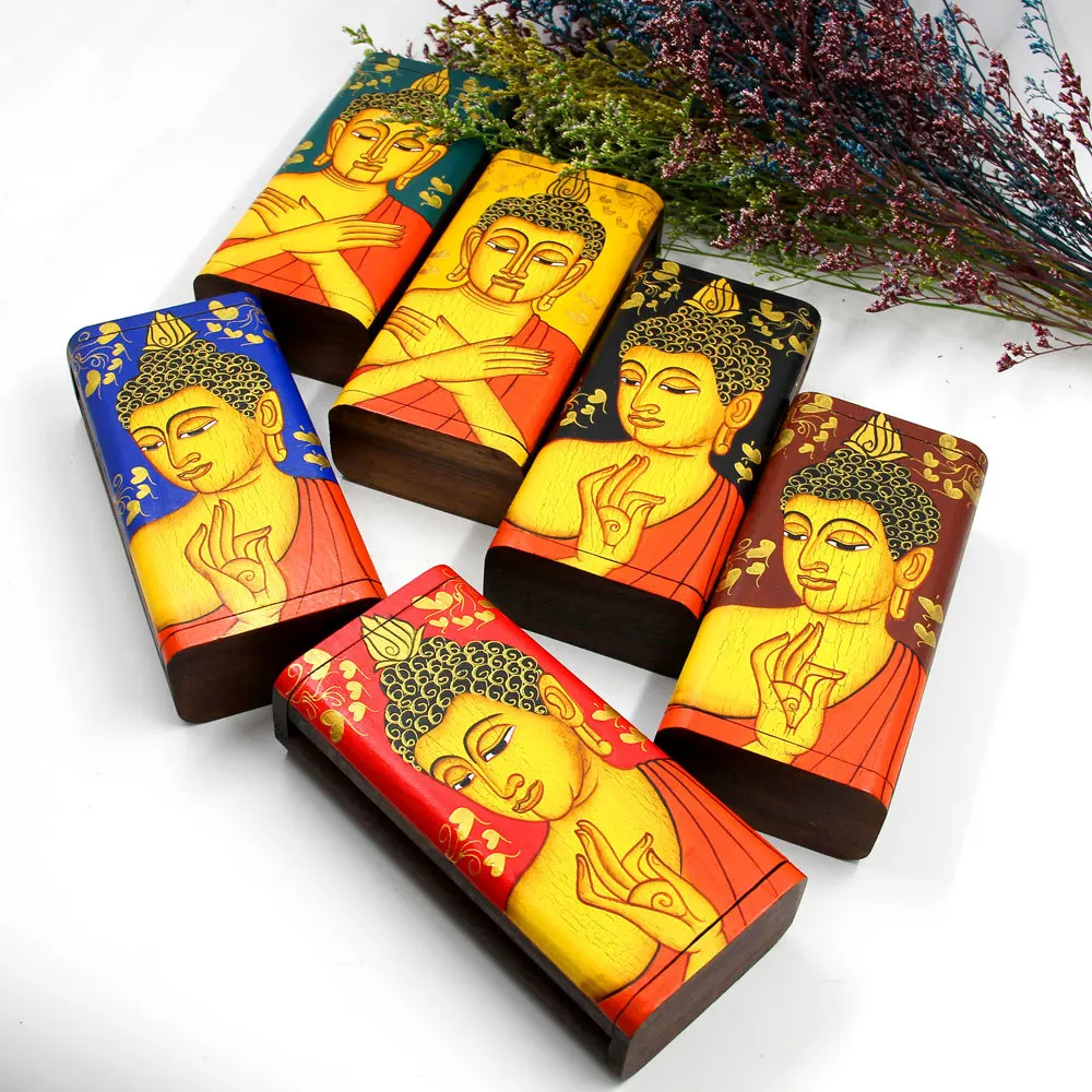Новый год деревянная шкатулка для ювелирных изделий Lucky Creative Art предметы
