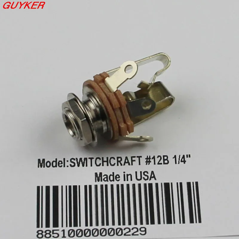SWITCHCRAFT# 12B 1/" стерео выход Джек гитара/бас
