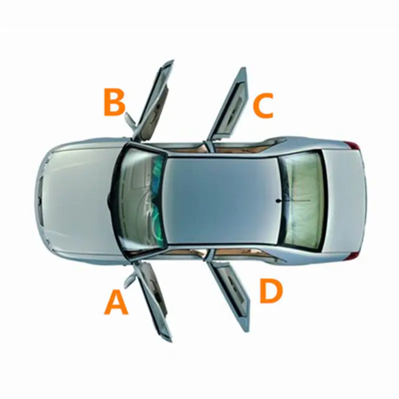 Автомобильной двери окна Стекло интерьер уплотнитель для Geely Emgrand 7 EC7 EC715 EC718 Emgrand7