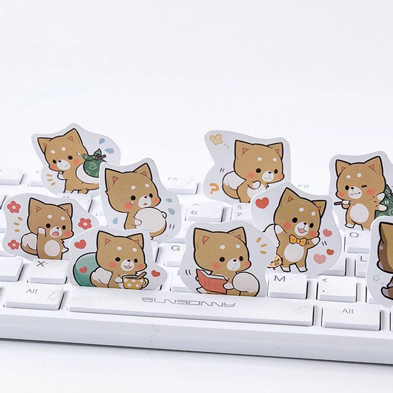 45 шт./кор. Косплей Shiba Лисья Секретная служба (inu Декор наклейки в виде мультяшных