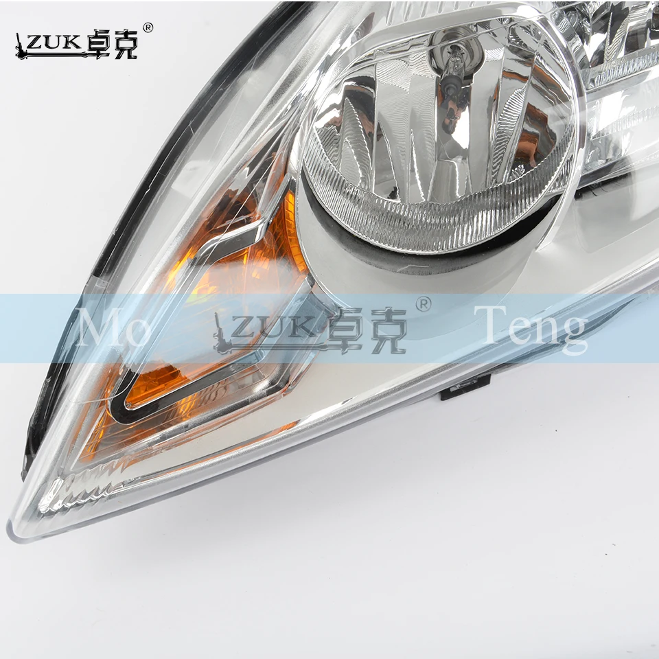 ZUK 2 шт. переднего бампера Фара передняя фара для Ford Focus 2009 2010 2011 2012 2013 седан хэтчбек белый Цвет Тип