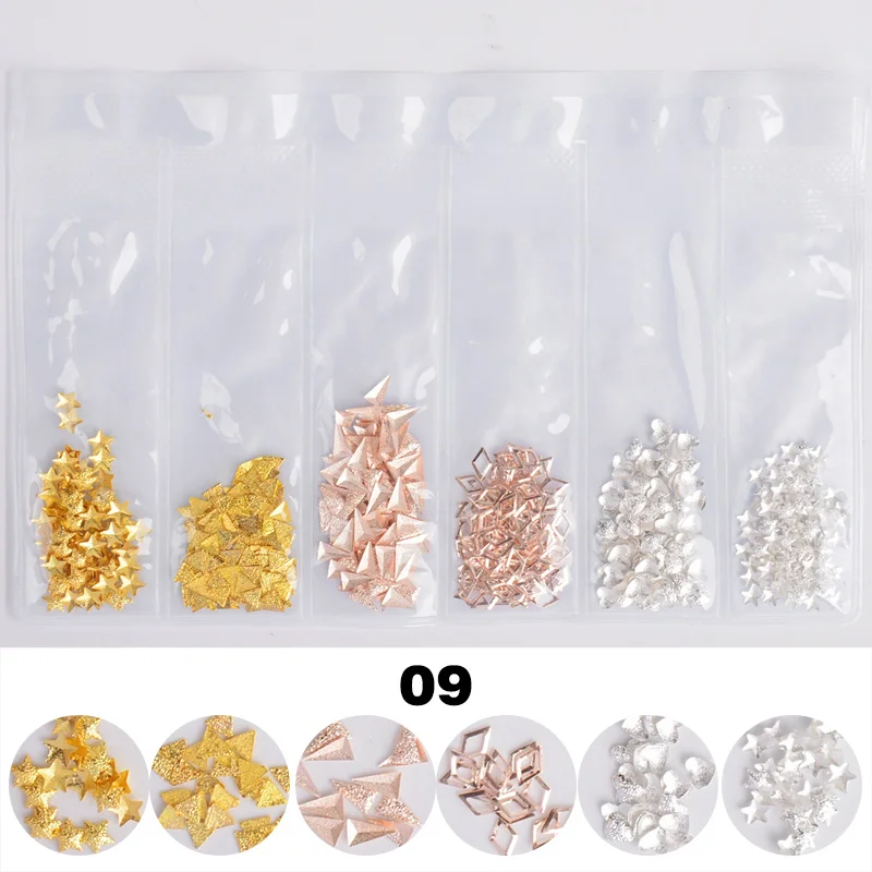 1 упаковка смешанных 3D полых металлических рамок для творчества украшения