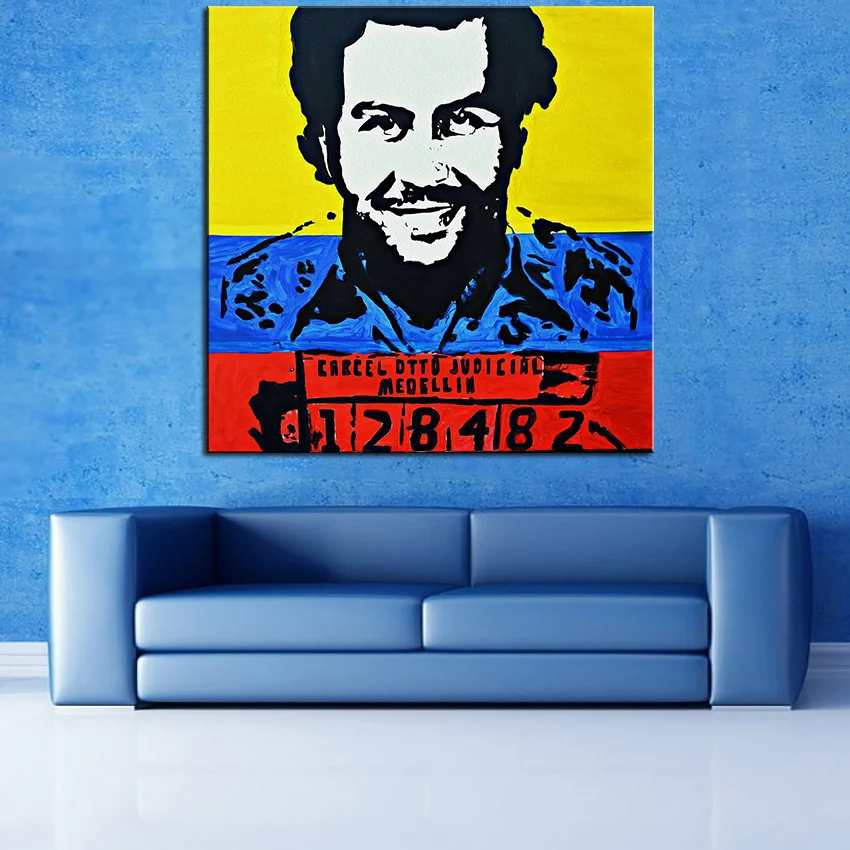 

Large size Printing Oil Painting dope pablo escobar nicole gavin Wall painting Decor Wall Art Picture No Frame