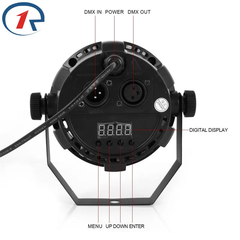 ZjRight DMX управление RGBW LED par свет 15 Вт сценическое освещение диско КТВ dj