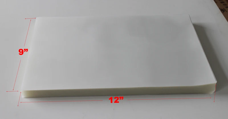 100Pk 5Mil 9x1" размер буквы прозрачная пленка-пакет для ламинирования тепловой Горячий ламинатор