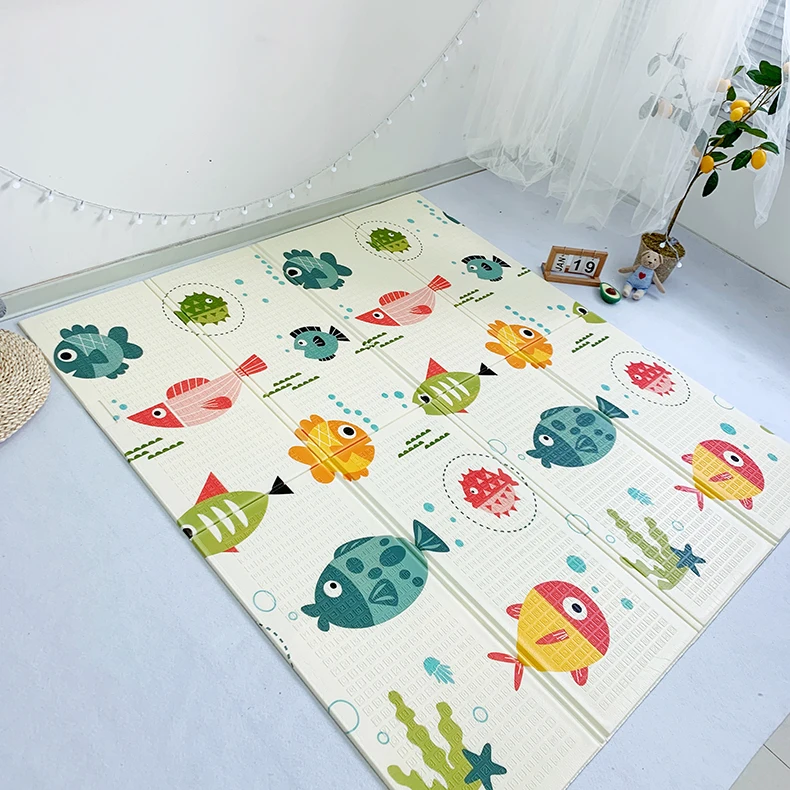 Детский Блестящий складной игровой коврик 180X200 см/71X79IN, Детский ковер, 1 см, толстый детский игровой коврик, домашние мягкие коврики