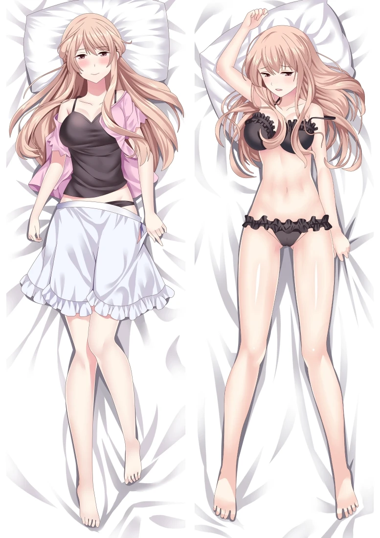 

November update Japan Anime Scum's Wish Kuzu no Honkai Akane Minagawa Dakimakura Body Pillow Cover Case Hugging Body Pillowcase