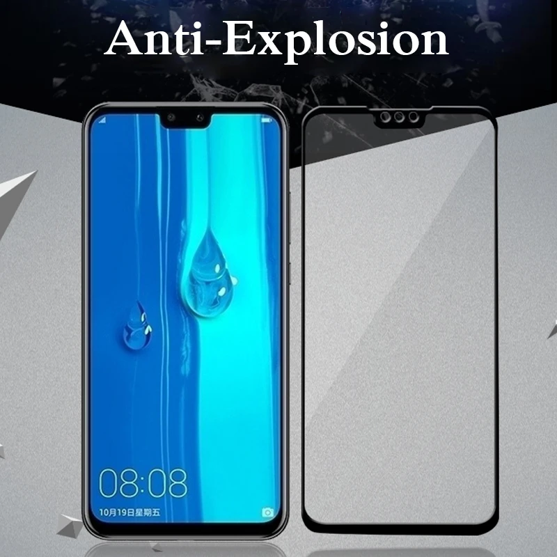 9H Screen Protector Huawei Y9 2019 Glass Tempered Full Cover Protective For Safety | Мобильные телефоны и аксессуары