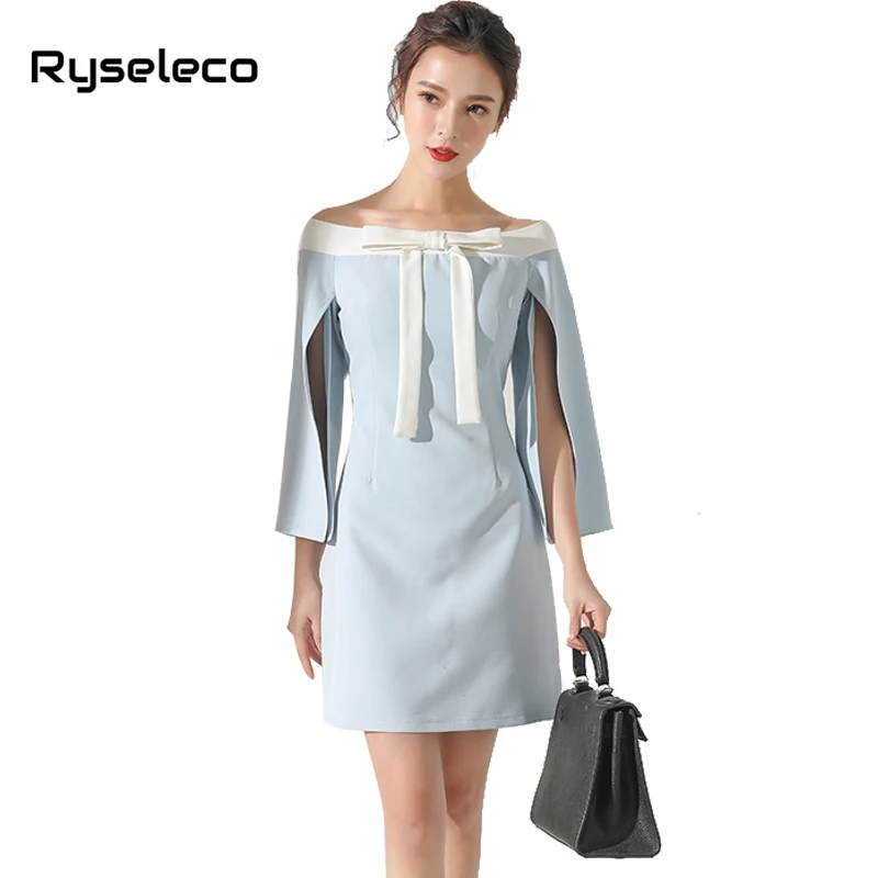 Женское Короткое платье Карандаш OL повседневное облегающее карандаш с рукавами