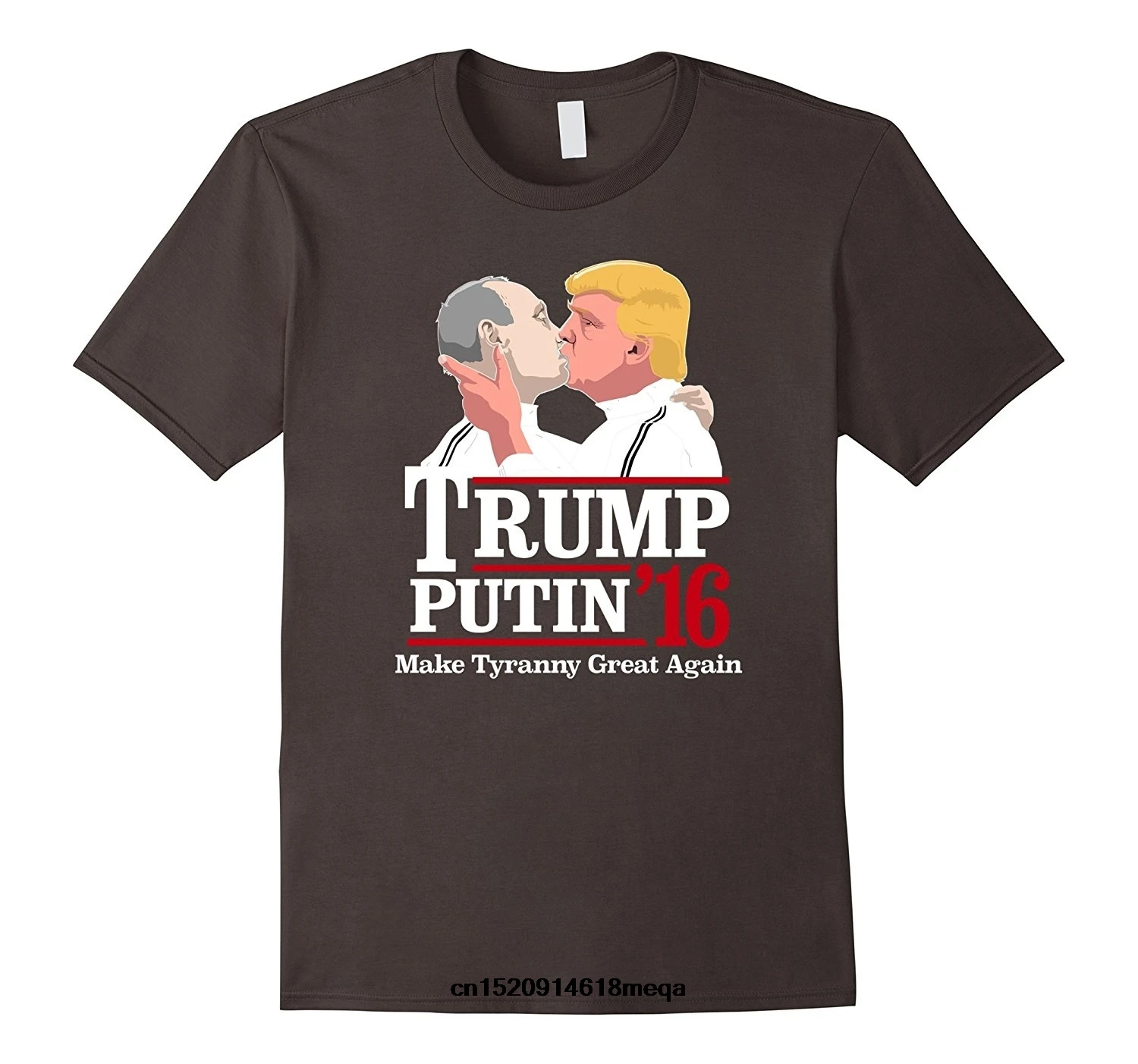 Футболка Забавный Трамп Путиным 16-Мужская модная Классическая хлопковая крутая