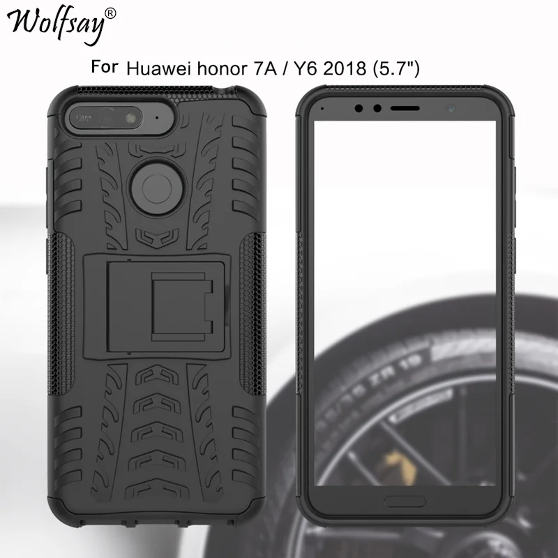 

Чехол Wolfsay для Huawei Honor 7A, чехол для Honor 7A Pro, силиконовый пластиковый чехол для ПК, сверхпрочный защитный чехол для Huawei Honor 7A Pro, чехол