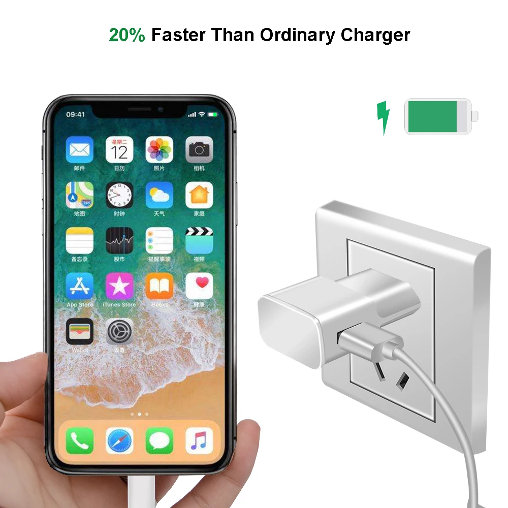 Dual USB Charger 5V2A Travel Wall Adapter For iPhone X 8 Plus iPad Samsung S9 S8 Mobile Phone Chargers | Мобильные телефоны и