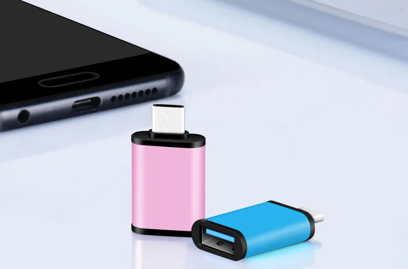 Адаптер USB USB3.0 с разъемом «папа» типа C и «мама» для синхронизации данных OTG для Macbook huawei Matebook samsung S8 S9 S10 Plus