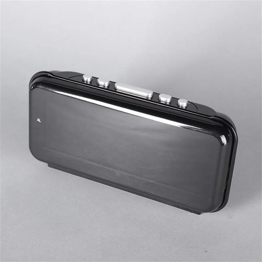 Цифровой будильник AsyPets с большими цифрами электронные настольные часы вилкой