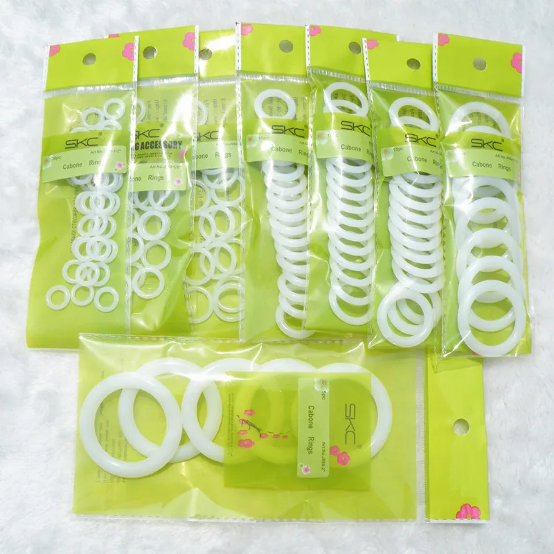 Белые пластиковые кольца занавески для сумки одежды обуви рюкзака уличные части