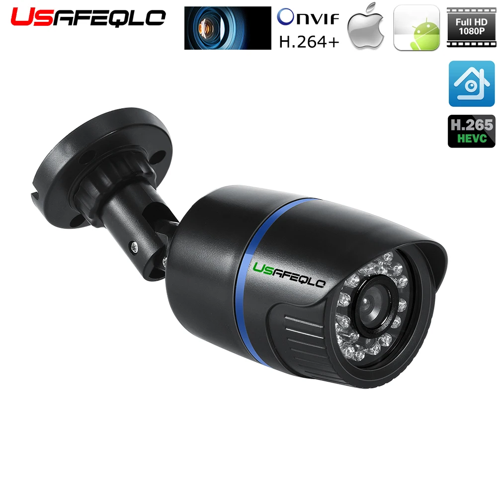 USAFEQLO Широкоугольный 2 8 мм Наружная ip камера PoE 1080P 960P 720P металлический корпус