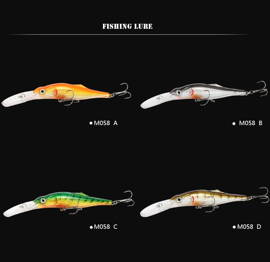 OTTESEN 1pcs/lot trolling fishing lure minnow 165mm 25g deep shallow long tongue tuna sword fish bait pesca wobblers sea lure