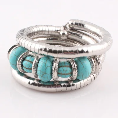 European and American retro bohemian multi-layer bracelet snake bone style jewelry explosion | Украшения и аксессуары