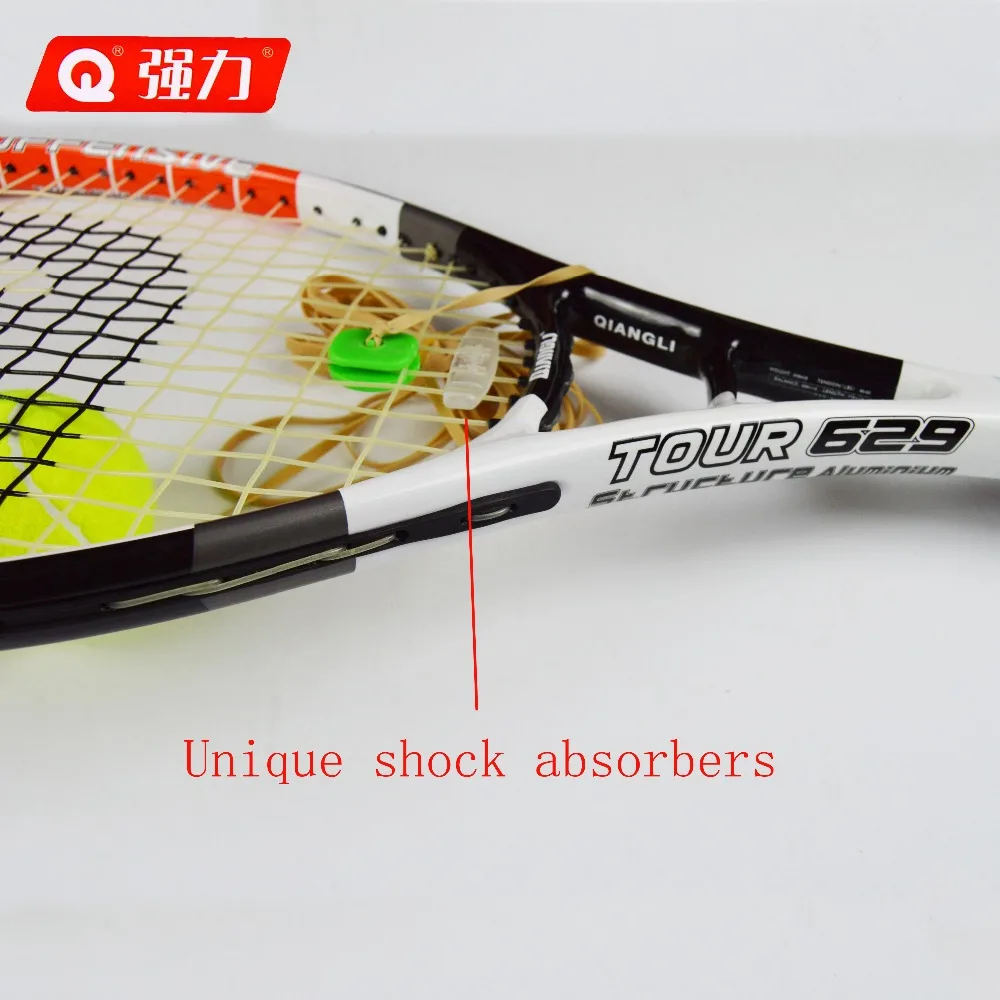 Authentic Qiangli 629B tennis tenis masculino Carbon aluminum integrally Suite racket raquetas de raquete | Спорт и развлечения