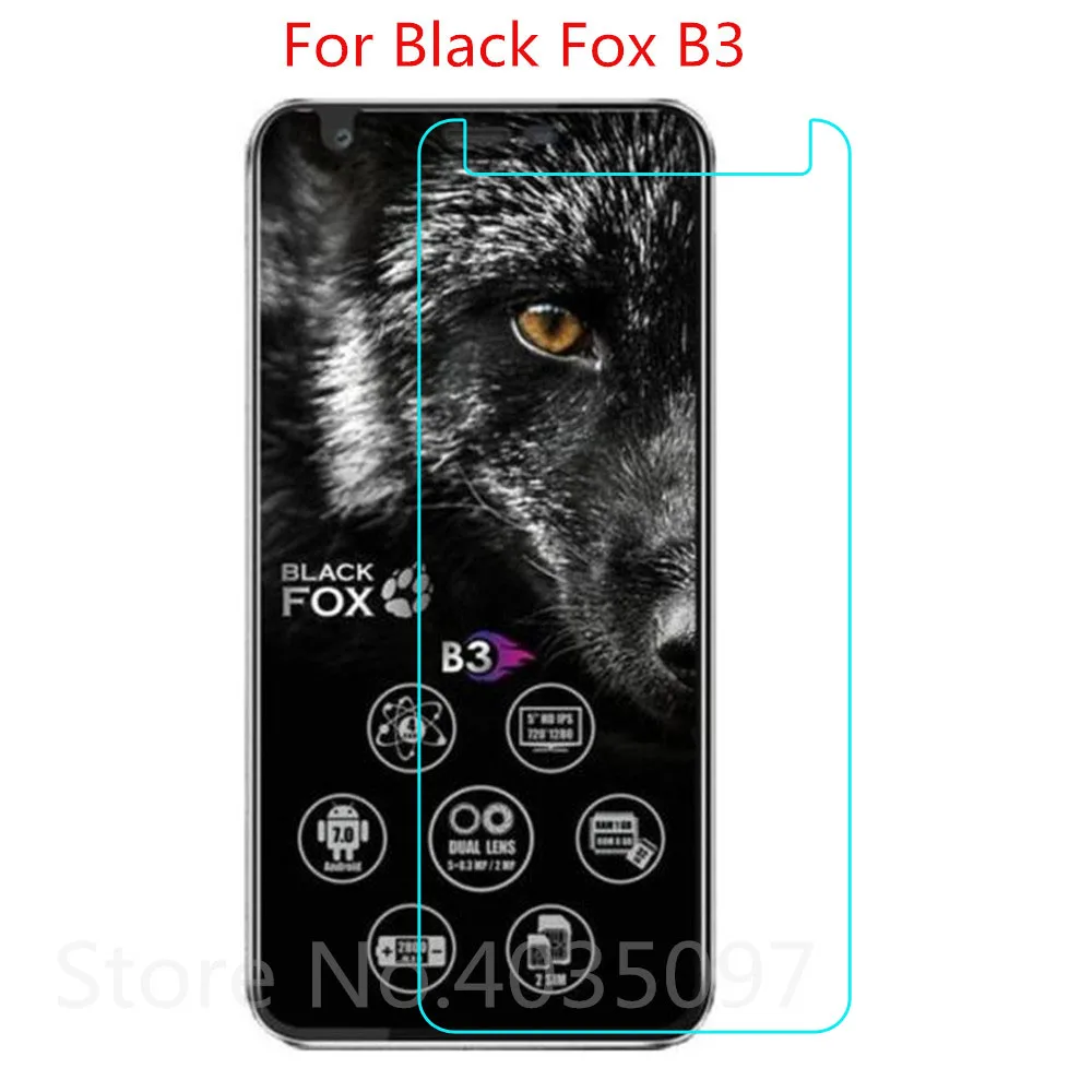 Закаленное стекло для Black Fox B3 защитная стеклянная пленка Взрывозащищенная