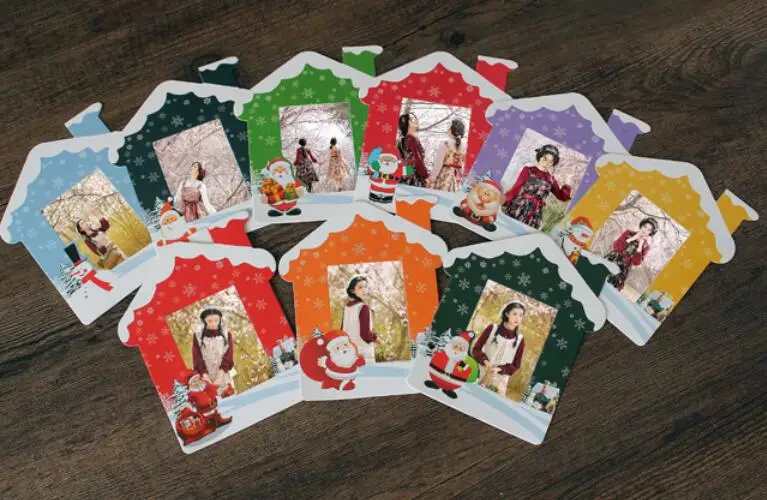 9 шт. 3 дюйма сделай сам висячая Настенная картина бумага фотоальбом крафт рамка +