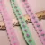 3 м 1,5 см, розового, зеленого цвета с вышитыми цветами тесьма для одежды сумки отделкой свадебное платье Кьюсак лента полиэстер хлопок ткань - изображение