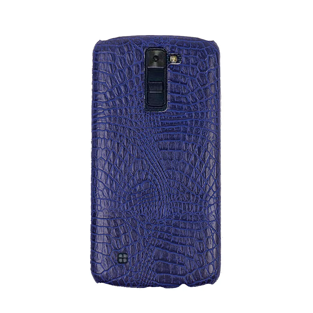 Чехол под крокодиловую кожу для LG K8 LTE K350 K350E K350N LGK8, жесткий защитный чехол для телефона из поликарбоната, чехол для LG K 8 350 350N 350E LG-K350E чехол