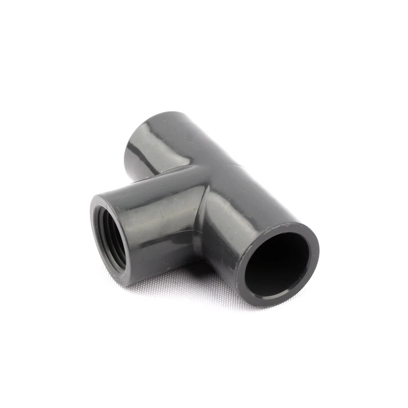 1pcs NuoNuowell ANSI 1/2&quot Thread Pipe PVC Tee Connector Garden Irrigation Hose Fittings Aquarium Supplies Fish Tank Adapter | Дом и сад