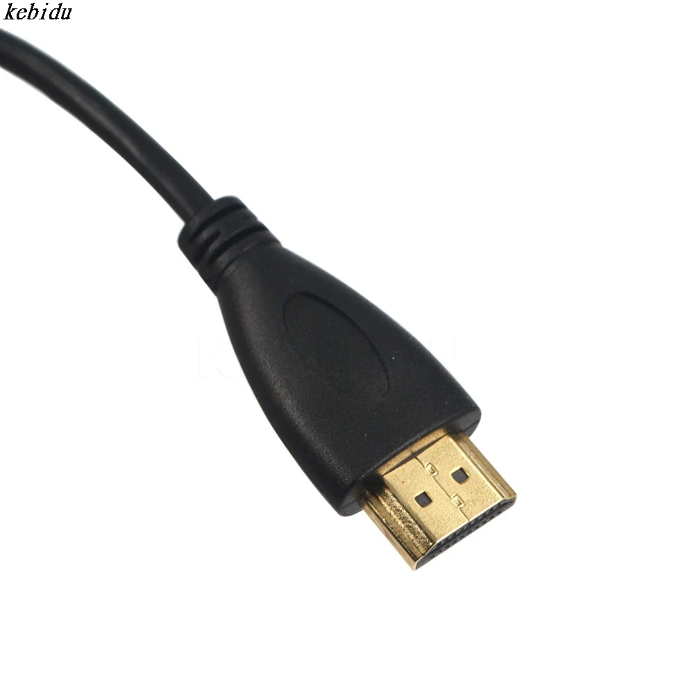 Kebidu 1 5 м кабель видео кабели позолоченный Мужской HDMI совместимый сплиттер 4 1080P 3D