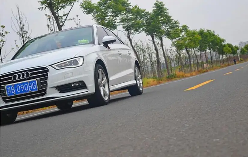 Автомобиль ABS краска сторона кузова юбки комплект крышка для 14-18 AUDI A3 S3 Sportback& Sedan по FedEx