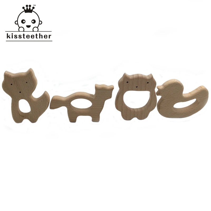 Детский Прорезыватель для зубов из натурального бука|baby teether|baby wooden teetherbaby teether wood