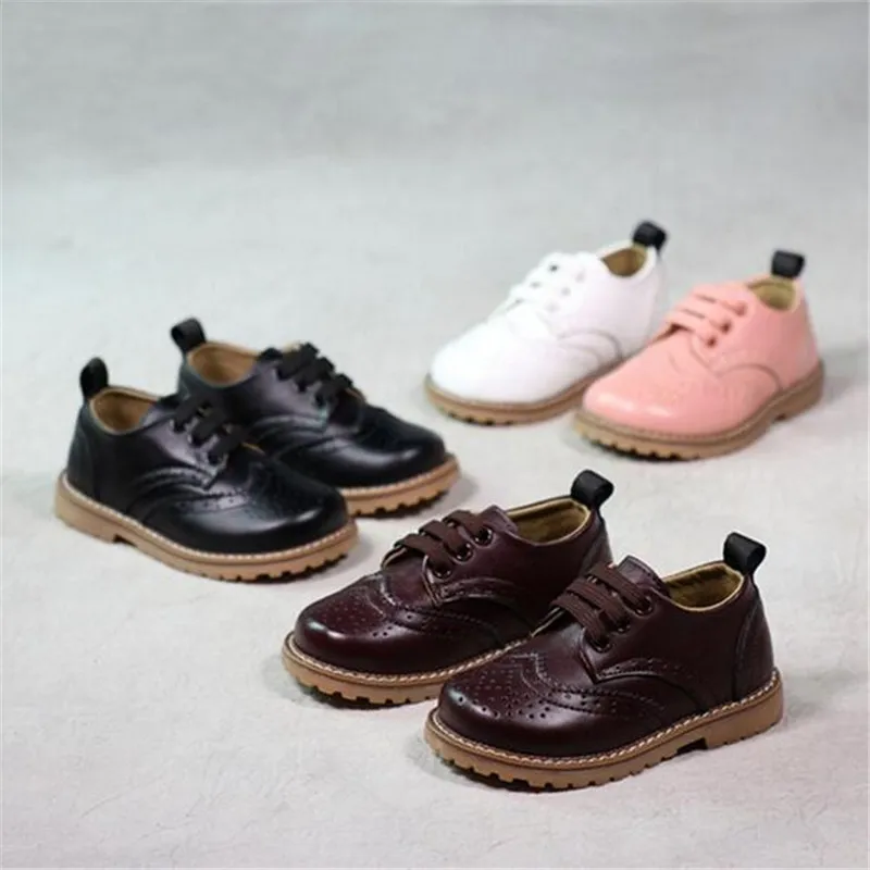 QGXSSHI Высококачественная обувь из натуральной кожи модные детские ботинки martin