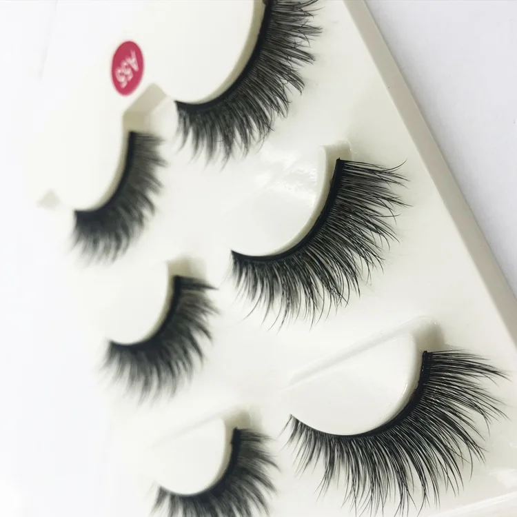 3D накладные ресницы натуральные длинные густые искусственные Профессиональные