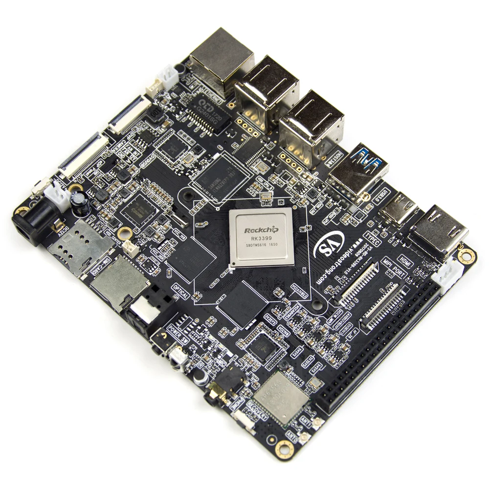 MECOOL VS-RK3399 DIY RK3399 Mali-T860 ТВ коробка супер развитию 4 К 10Bit VP9 Android 7 1 4G + 32 г/2 г 16 H.264 H.265 |