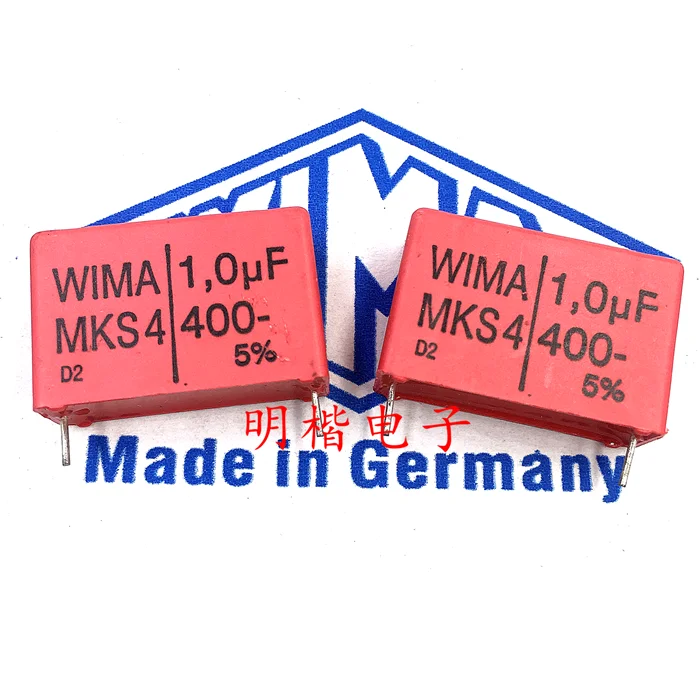 10 шт./30 шт. новый немецкий конденсатор WIMA MKS4 400V 1 0 мкФ 105 Pitch 27 5 мм Бесплатная